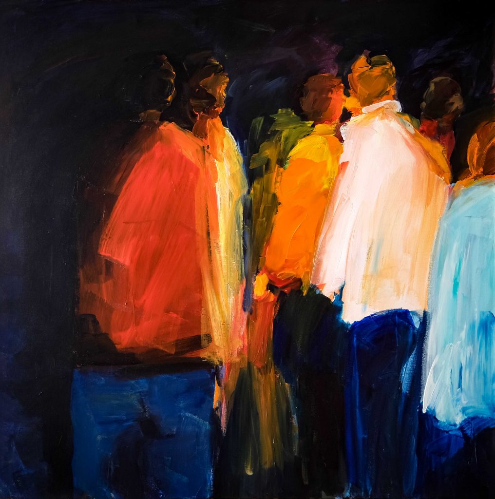 Die Rückseite des Lichts - Ein Gemälde von Roswitha Schumacher-Kuckelkorn