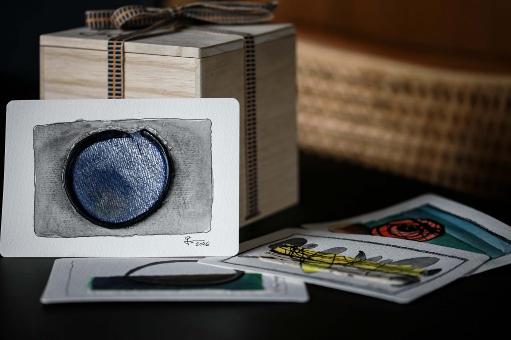 Kuenstlerpostkarten | Farbe beruehrt | © Torsten Gripp 