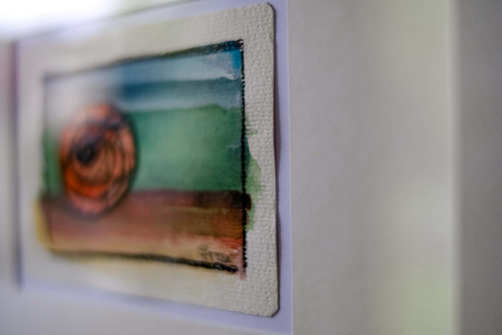 Postkarte | Passepartout | Präsenz | Farbe berührt | © Torsten Gripp 2026